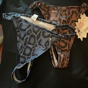 Two brand new thong. Size 6